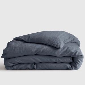 NWOT Quince European Linen Duvet Cover King (Nightfall)